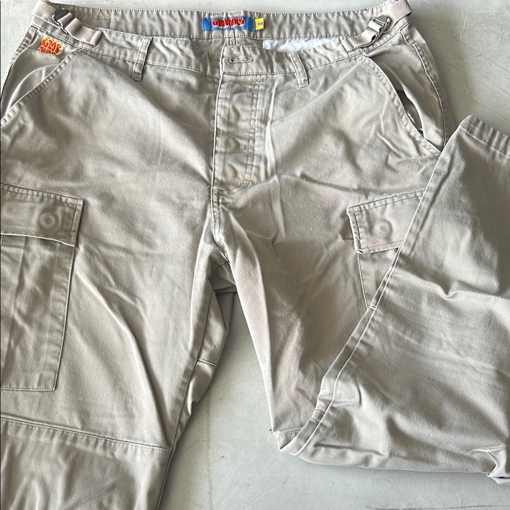 Empyre Tan Cargo Pants Relaxed Fit